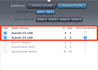 mac os 10.12 multiple audio outputs