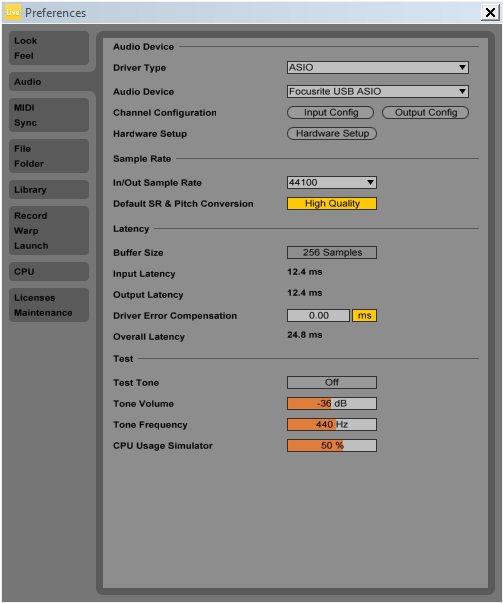 Scarlett 2i2 Audacity