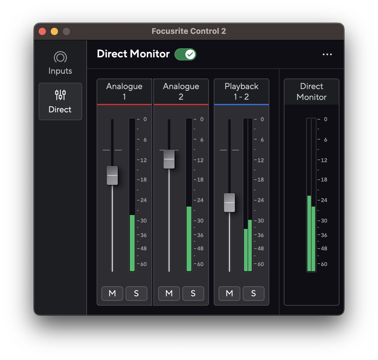Using the Focusrite Control 2 Mixer Focusrite