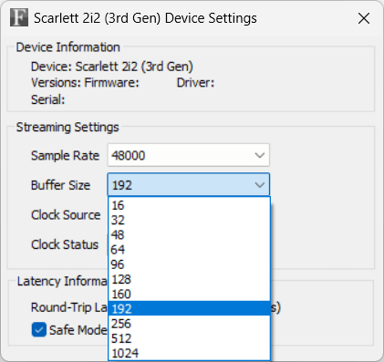 Focusrite_Notifier_Buffer_Size_Dropdown_menu.png