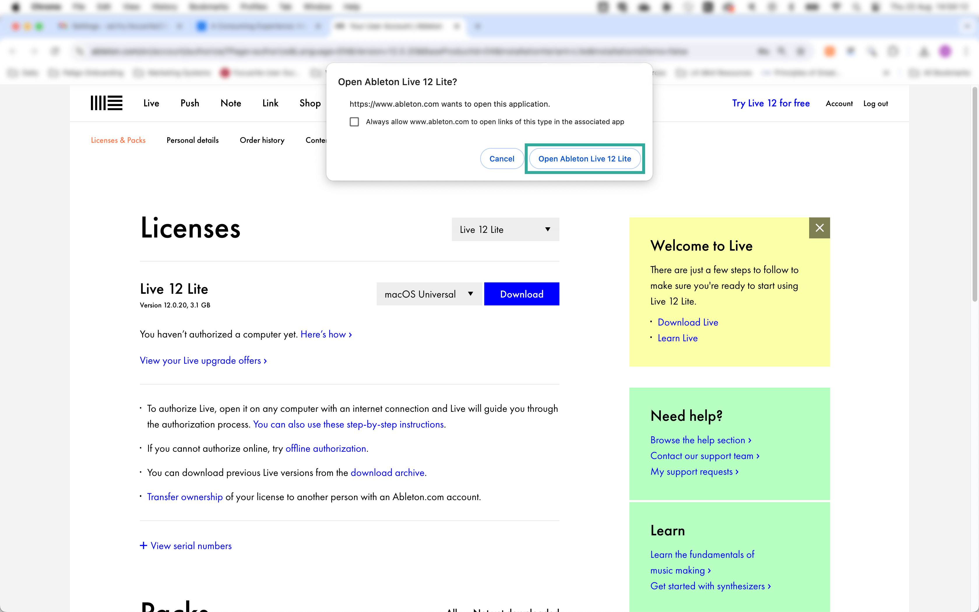 Ableton Live Install Open Live Popup.png