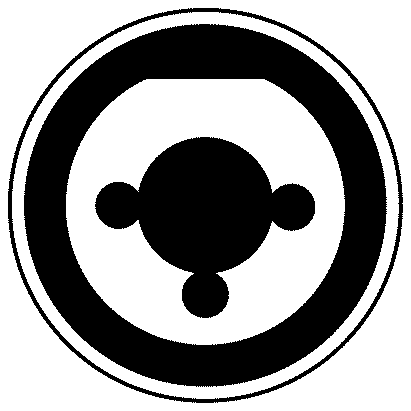 A combo input, of the same size and shape as the XLR and with the same outer ring, but with a hole in the centre for a A 6.35 millimeter or quarter inch jack. Three smaller holes for connecting an XLR are also cut out of the left, right and bottom sides of the central hole.