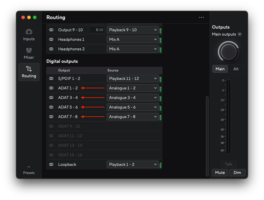 Routing Example Screenshot