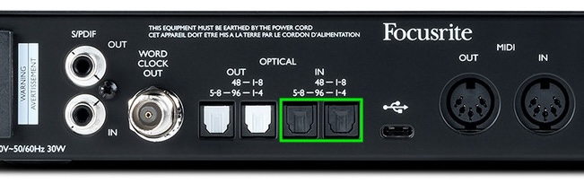 Scarlett 18i20 3rd Genに2つのADATデバイスを接続できますか? – Focusrite