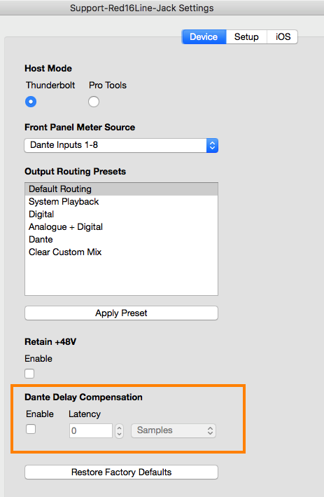 Red 16Line Tools Menu