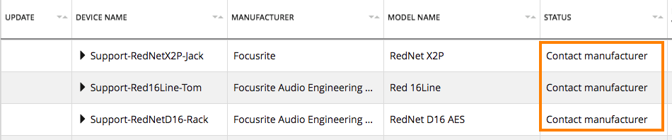 Contact manufacturer
