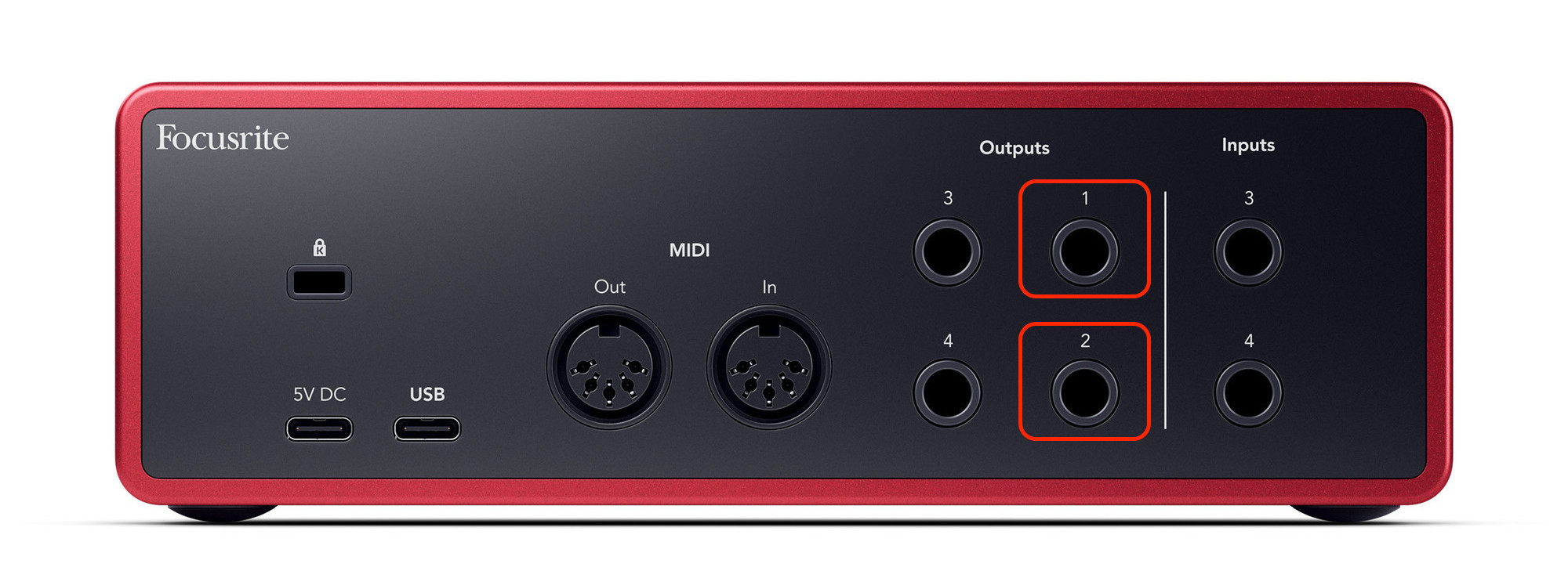 Scarlett 4i4のMonitorコントロールが出力レベルに影響しません