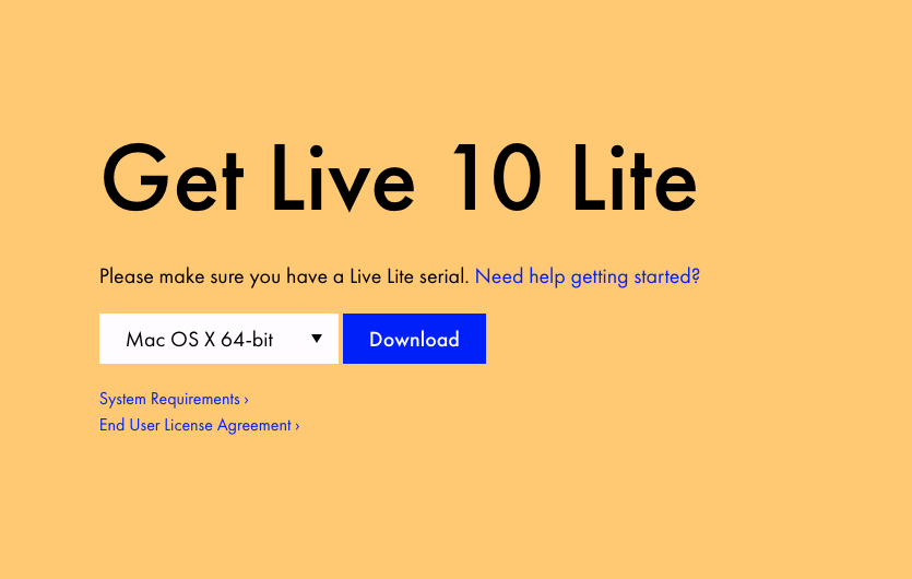 ableton 10 live lite