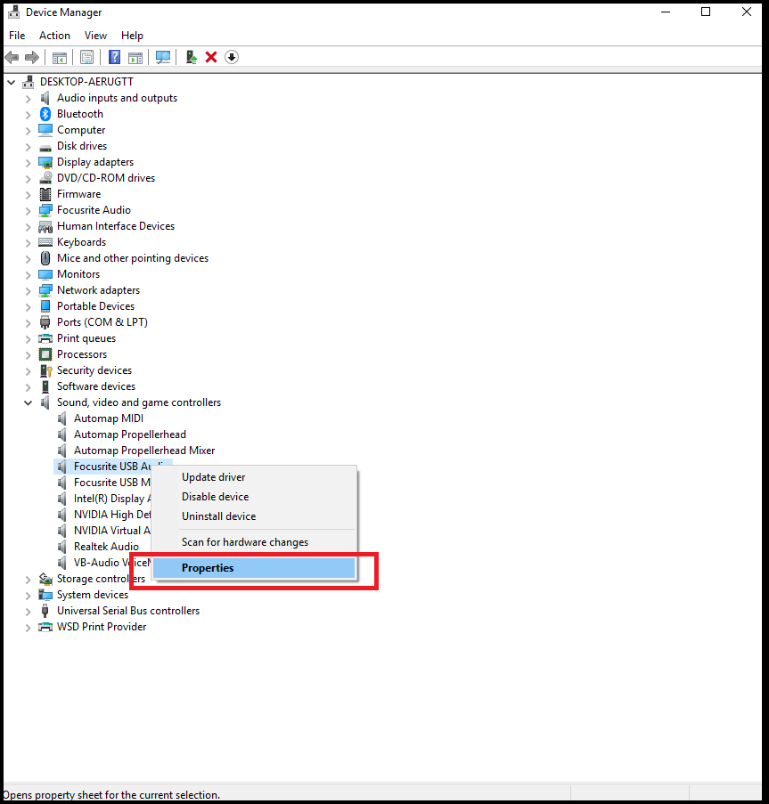 Focusrite usb driver windows 10