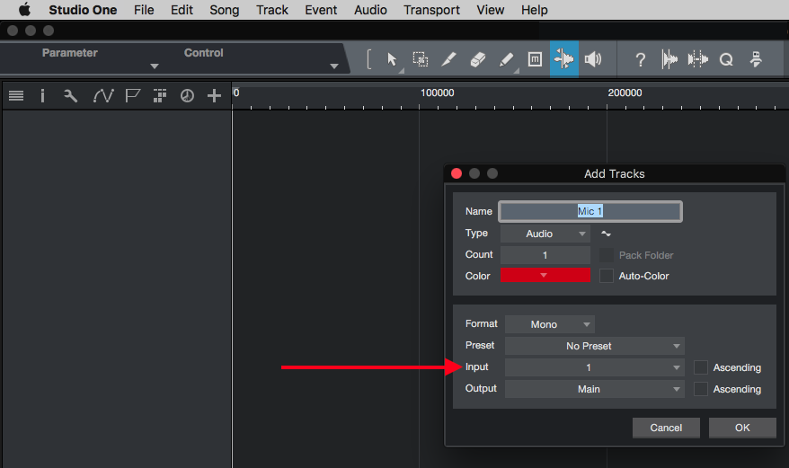 Studio One: Setting up Audio Tracks for recording & monitoring – Focusrite  Audio Engineering