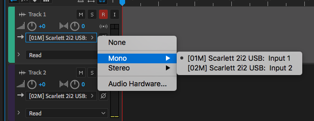 Adobe audition not recording microphone