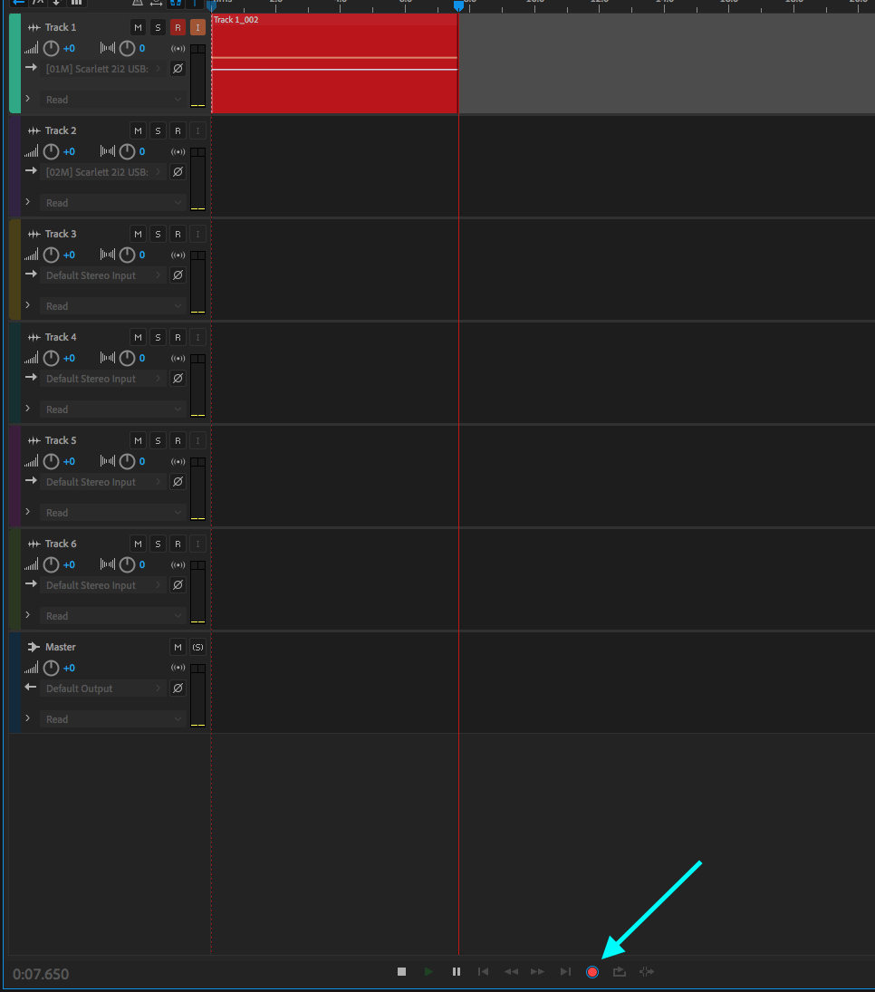 Focusrite scarlett solo adobe audition 2