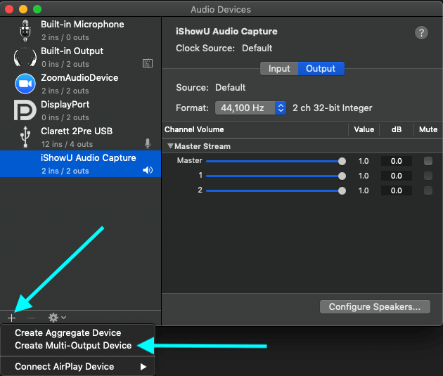 use audio port for input mac sierra