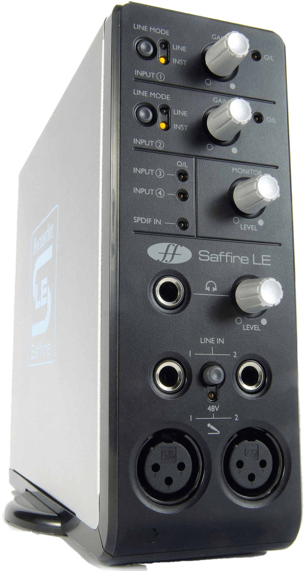 Why can't I get any sound through my headphones using my Saffire LE