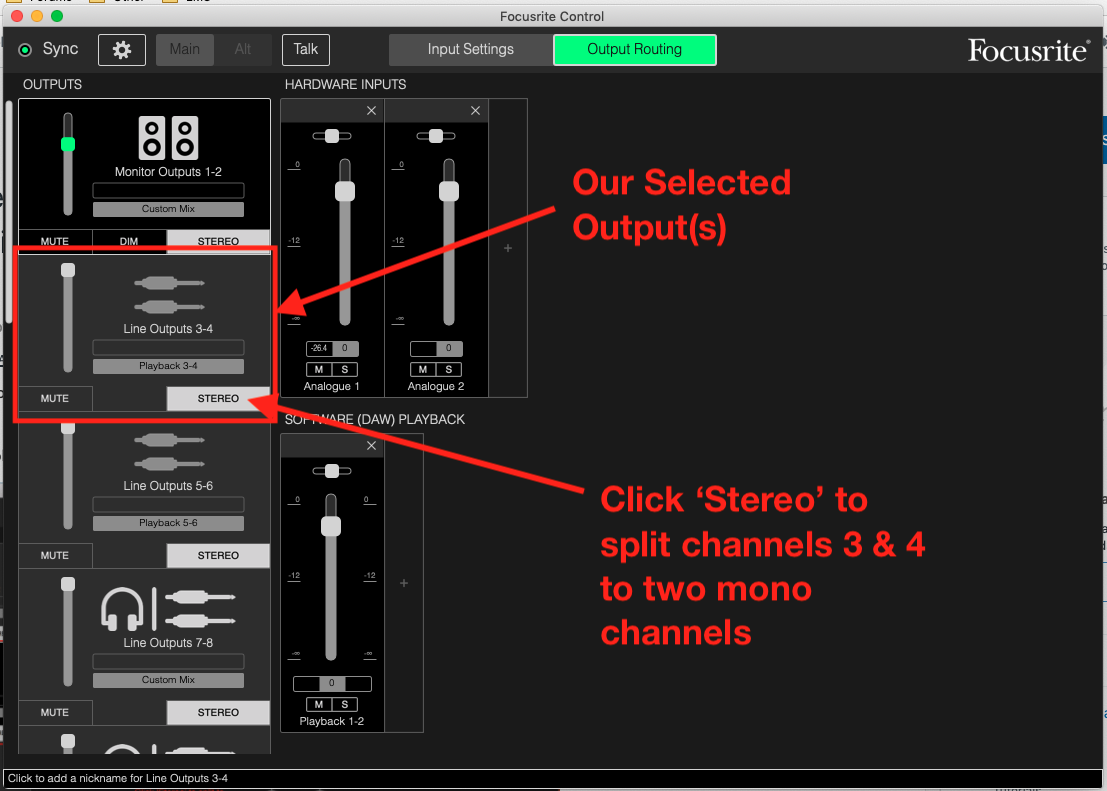 mixer for mac (routing audio outs