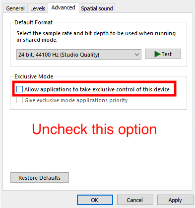 focusrite usb asio disabled