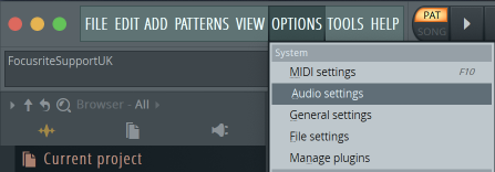 Using your Focusrite Audio interface with FL Studio – Focusrite Audio  Engineering